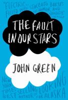 Book Jacket for: The fault in our stars