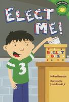 Book Jacket for: Elect me!